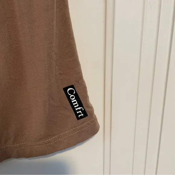 Comfrt Cloud Shorts Sleepwear Casual Shorts in Mocha Brown Unisex Large - Picture 6 of 6